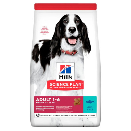 Hill's science plan canine adult medium atún & arroz