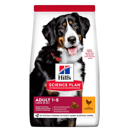 Hill's science plan canine adult large breed pollo
