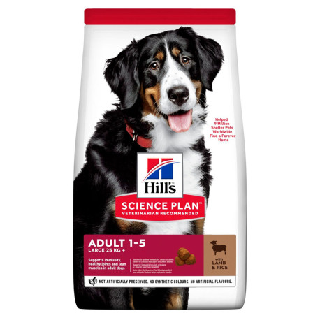 Hill's science plan canine adult large breed cordero & arroz