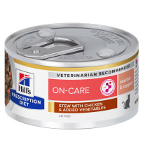 Hill's prescription diet feline on-care estofado con pollo y verduras (lata)