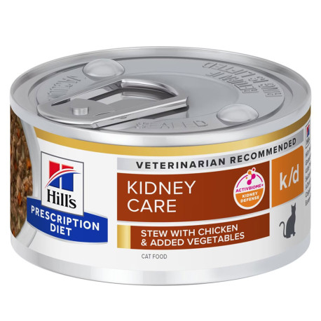 Hill's prescription diet feline k/d pollo y verduras (lata)