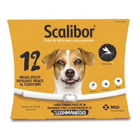 Collares Scalibor de 48cm para perros pequeños Collares Scalibor de 48cm para perros pequeños