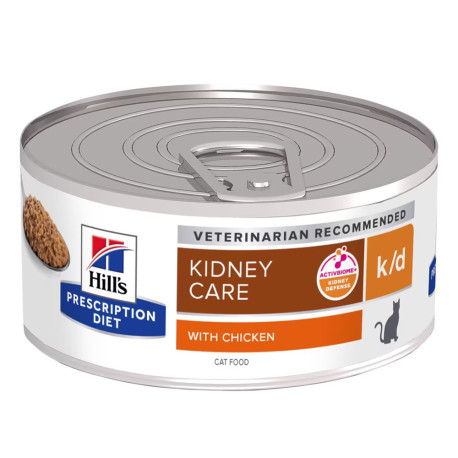 Hill's prescription diet feline k/d pollo (lata)