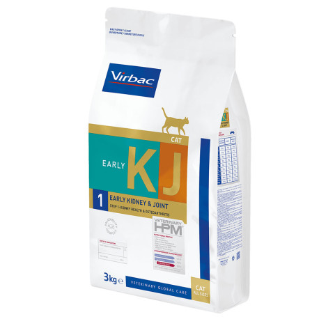 Nuevo Virbac KJ1 Early Kidney & Joint para gatos