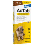 AdTab comprimido antiparasitario masticable para perros pequeños de entre 1,3 kg y 2,5 kg