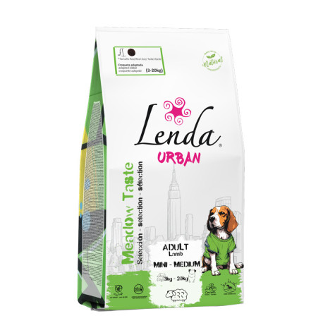 Lenda urban cordero mini-medium meadow taste para perros