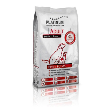 Platinum adult beef & potato (ternera y patata) pienso para perros