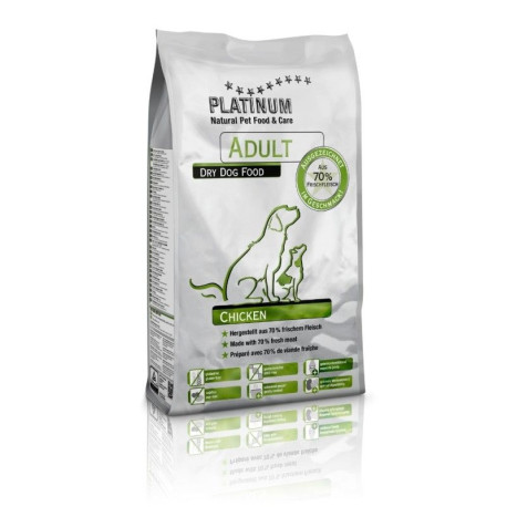 Platinum adult chicken (pollo) pienso para perros