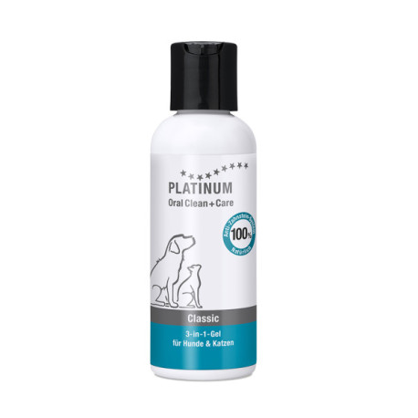 Platinum oral clean + care gel limpieza dental para perros