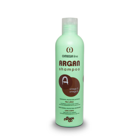 Nogga Argán Shampoo Omega para perros en formato botella