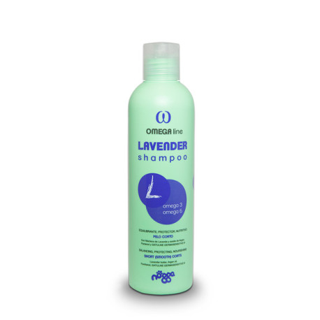 Nogga omega lavender shampoo en botella