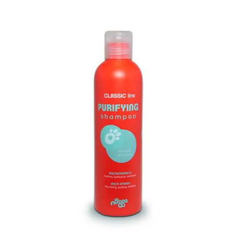 Nogga Purifying Shampoo para perros en botella de 250ml