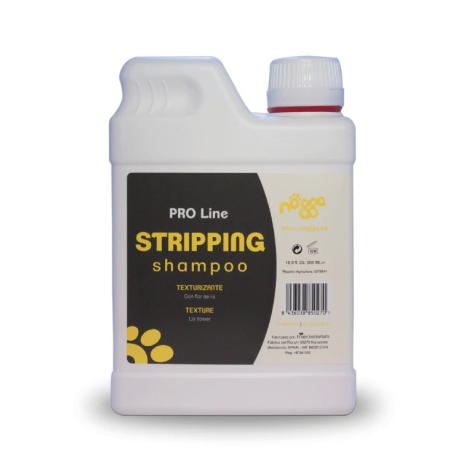 Nogga Stripping Shampoo Texturizador pelo duro para perros en formato de 500ml