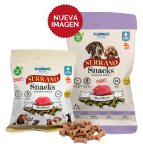 Snacks serrano buey para perros