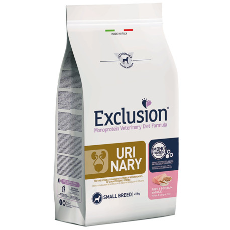 Exclusion Urinary Pork&Sorghum and rice small para perros pequeños