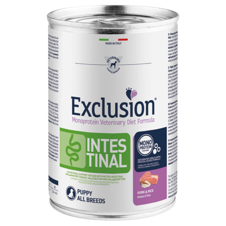 Exclusion Lata Intestinal Puppy Pork&Rice para perros