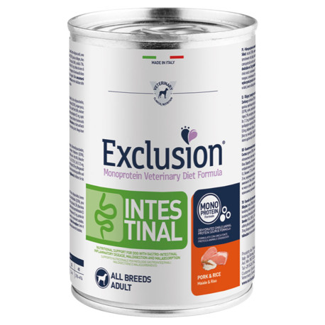 Exclusion Lata Intestinal Pork&Rice para perros