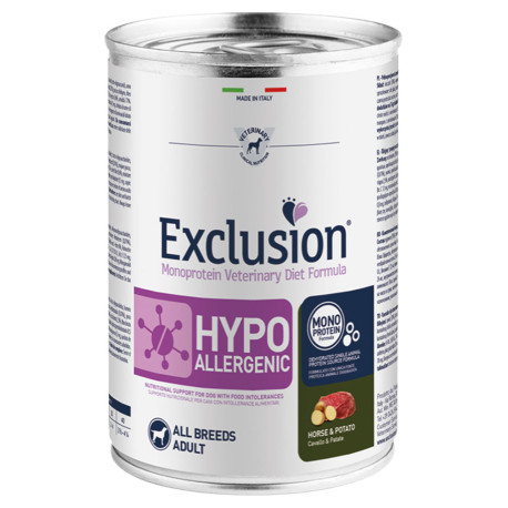 Exclusion Lata Hypo Horse & Potato para perros