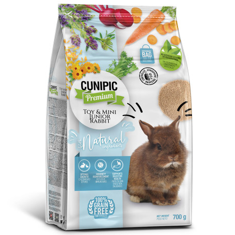 Nuevo Diseño Pienso Cunipic baby toy, mini & toy comida para conejo baby o gazapo en formato de 700g