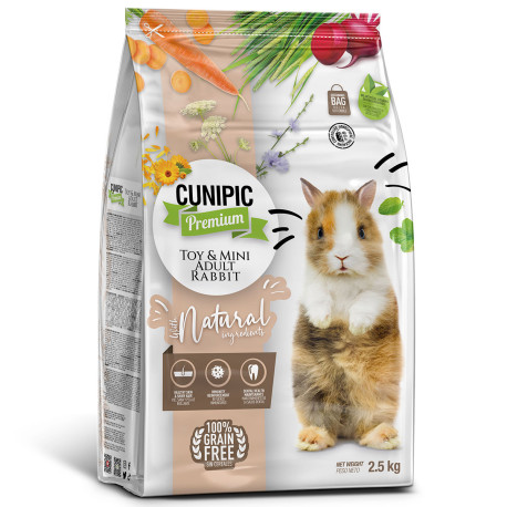 Nuevo diseño Pienso Cunipic adult super toy, mini & toy comida para conejos adultos en formato de 2,5Kg Nuevo diseño Pienso Cunipic adult super toy, mini & toy comida para conejos adultos en formato de 2,5Kg