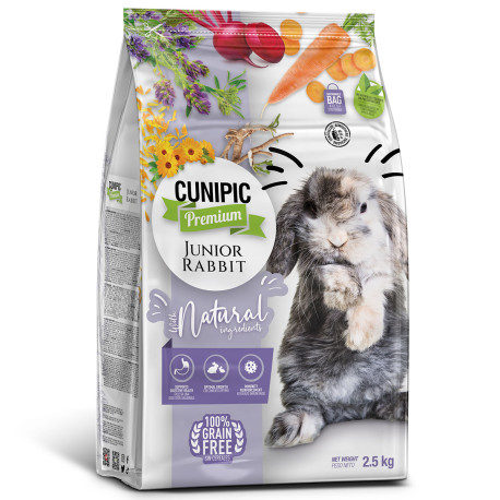 Nuevo diseño del Pienso Cunipic pienso conejo baby comida super premium para gazapos en formato de 2,5Kg