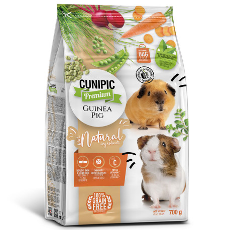 Nuevo diseño de Cunipic pienso cobaya comida super premium 700g