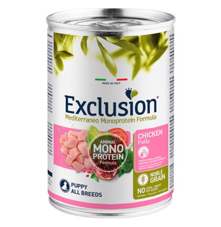 Exclusion Lata Puppy Chicken para perros