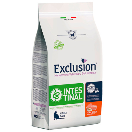 Exclusion cat intestinal pork&rice para gatos