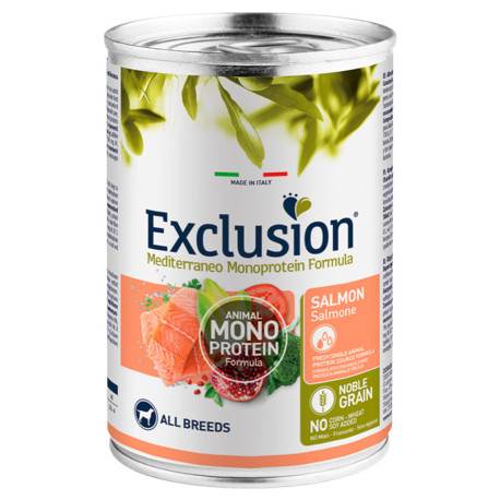 Exclusion Lata Adult Salmon para perros