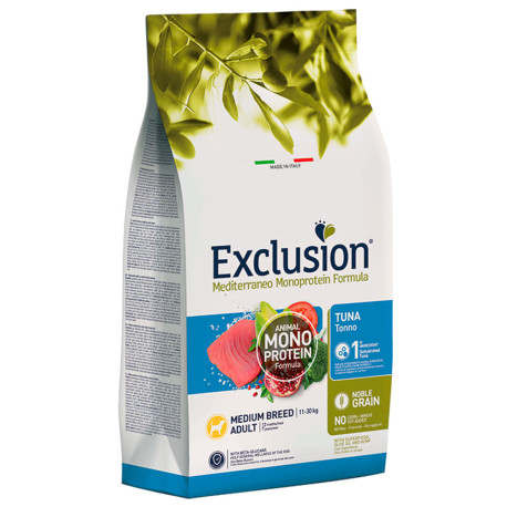 Exclusion adult tuna medium para perros