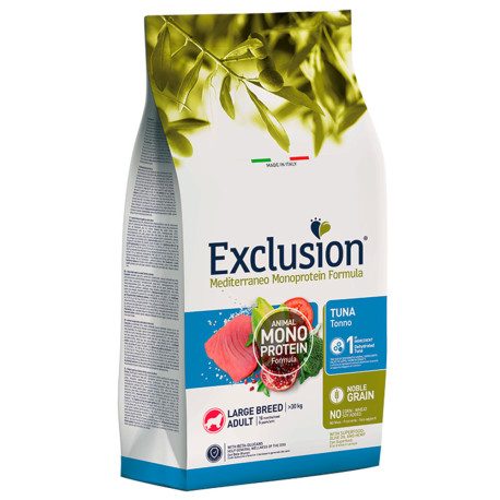 Exclusion adult tuna large para perros