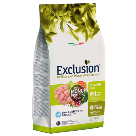 Exclusion adult chicken small para perros