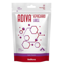 Vetnova adiva hepaguard large chews (función hepática) para perros y gatos