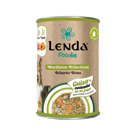 Nuevo diseño de lata de Lenda Foodie Mordiscos atlánticos comida húmeda para perros Nuevo diseño de lata de Lenda Foodie Mordiscos atlánticos comida húmeda para perros