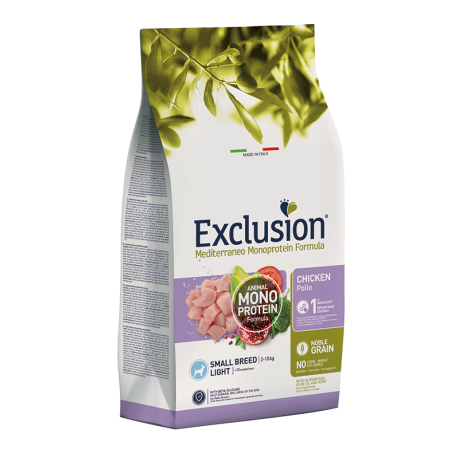 Exclusion adult Light Chicken Small monoprotein para perros mini Exclusion adult Light Chicken Small monoprotein para perros mini