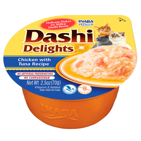 Tarrina Churu Dashi Delights Pollo con Atún para gatos Tarrina Churu Dashi Delights Pollo con Atún para gatos