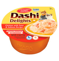 Churu Dashi Delights Pollo, Atún y Salmón para gatos