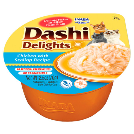 Tarrina Churu Dashi Delights Pollo con Vieira para gatos Tarrina Churu Dashi Delights Pollo con Vieira para gatos