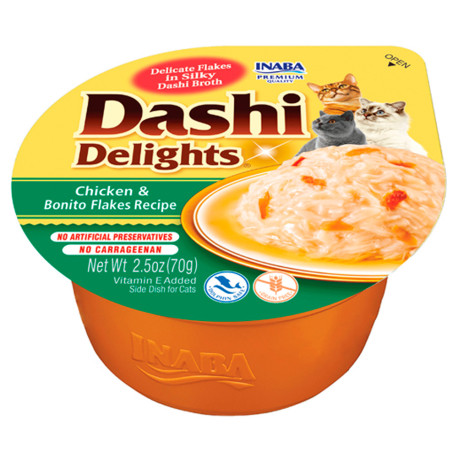 Tarrina Churu Dashi Delights Pollo y Copos de Bonito para gatos Tarrina Churu Dashi Delights Pollo y Copos de Bonito para gatos