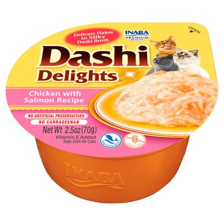 Tarrina Churu Dashi Delights Pollo y Salmón para gatos Tarrina Churu Dashi Delights Pollo y Salmón para gatos
