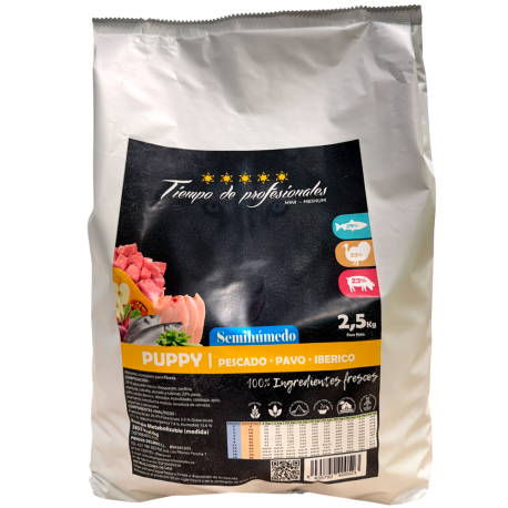 Tiempo de Profesionales Puppy (Semi-Húmedo Grain Free) 2,5Kg