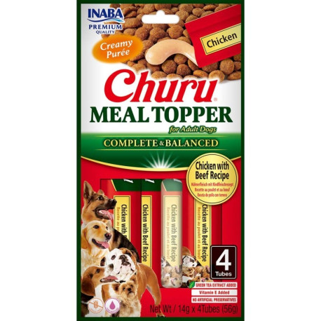 Churu Meal Topper Pollo y Buey aderezo para perros