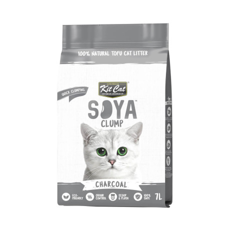 Kit Cat Arena Soja BIO Carbón Activo SoyaClump para gatos Kit Cat Arena Soja BIO Carbón Activo SoyaClump para gatos
