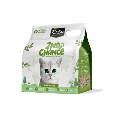 Kit Cat Arena 2nd Hojas de Té Verde, Guisante y Yuca para gatos Kit Cat Arena 2nd Hojas de Té Verde, Guisante y Yuca para gatos