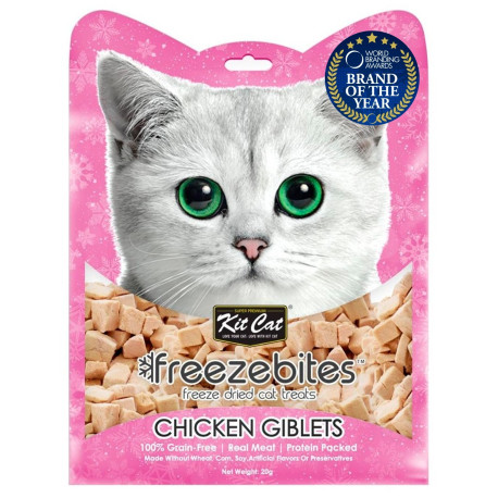 Kit Cat Stick FreezeBites Hígado de Pollo Natural Liofilizado snack para gatos Kit Cat Stick FreezeBites Hígado de Pollo Natural Liofilizado snack para gatos