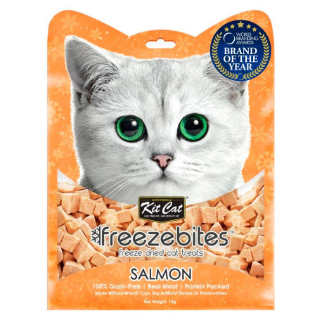 Kit Cat Stick FreezeBites Salmón Natural Liofilizado snack para gatos Kit Cat Stick FreezeBites Salmón Natural Liofilizado snack para gatos