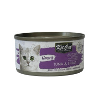 Kit Cat Gravy Atún con Boquerón en salsa latas para gatos
