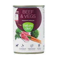 Natura Diet lata Beef & Vegs (ternera y verduras) para perros