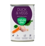 Nuevo diseño Natura diet lata duck & vegs (pato y verduras) para perros