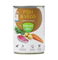 Natura Diet lata Fish & Vegs (pescado y verduras) para perros
